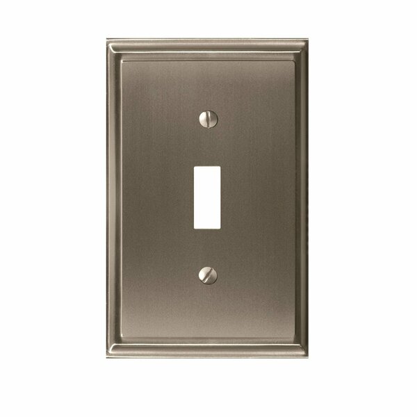 Amerock Mulholland 1 Toggle Satin Nickel Wall Plate 1906958